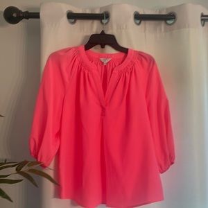 Bright pink Crown and Ivy top